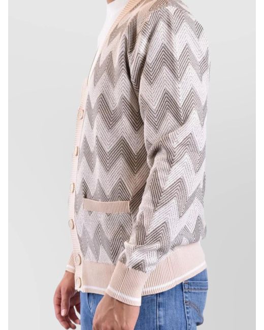 Missoni Gray Cardigan for men