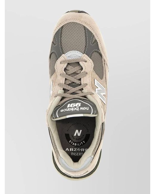 New Balance Metallic Leather Low-Top Sneakers