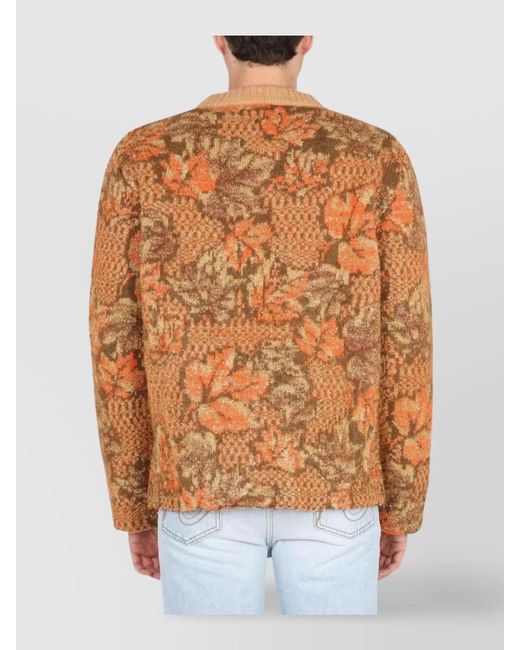ERL White Jacquard Jumper for men
