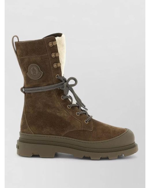 Moncler Multicolor Vera High Lace Up Ankle Boots