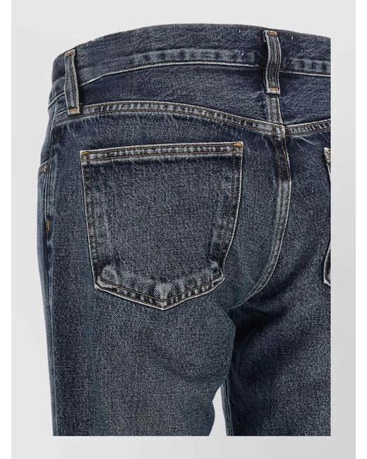 Agolde Blue High Rise Flare Denim Bootcut Jeans