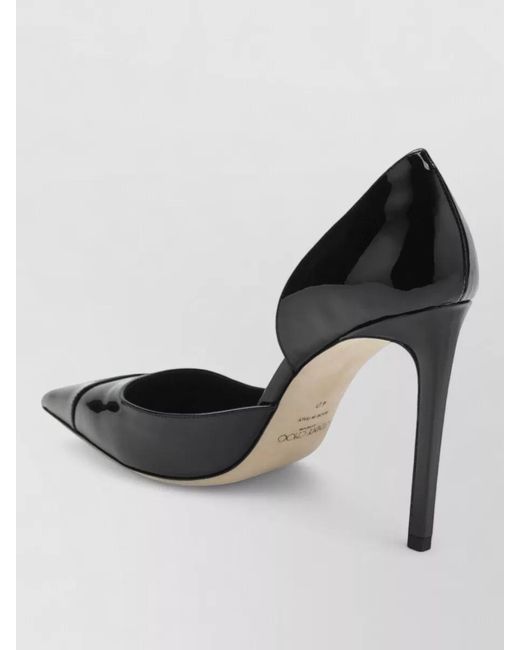 Jimmy Choo Black Brigitte 100 Patent Leather Pointed Pumps