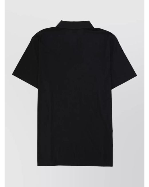 Boss Black Short Sleeve Polo Collar Knit Top for men