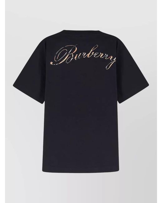 Burberry Black T-Shirt And Polo Shirt for men