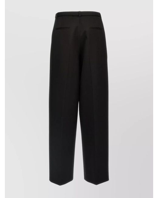 Jil Sander Black Wool Tailored Trousers