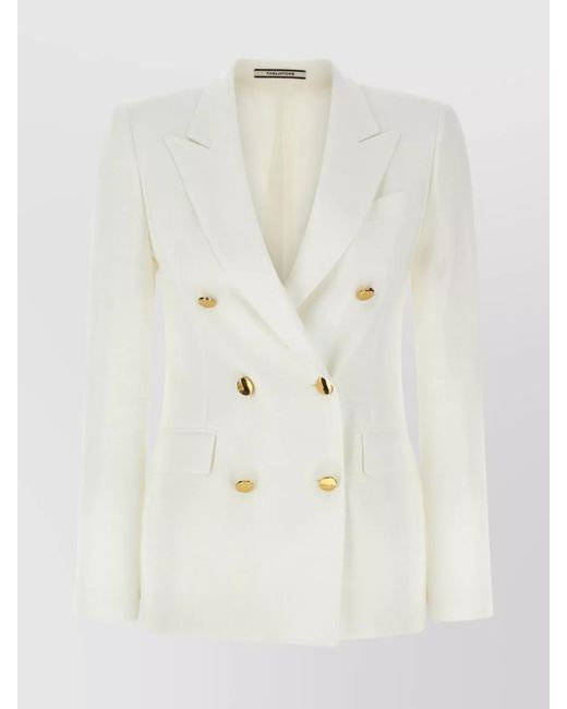 Tagliatore Natural Double-Breasted Blazer