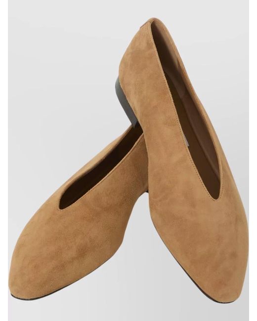 Jimmy Choo White Margot Suede V Cut Flat Loafers