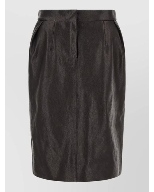 Magda Butrym Black High Waisted Skirt Twenty Eight Design