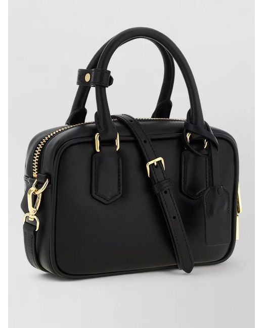 Miu Miu Black Arcadie Nappa Leather Mini Bag