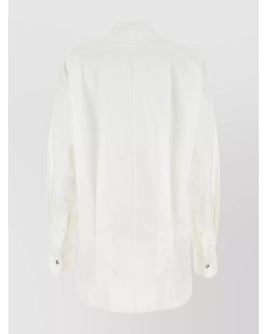 Versace White Cotton Poplin Shirt
