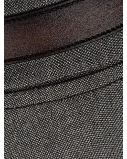 Prada Gray Wide-Leg Trousers