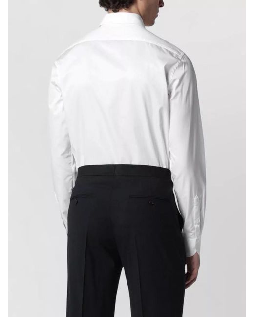 Xacus White Shirt Regular Fit Long Sleeves for men