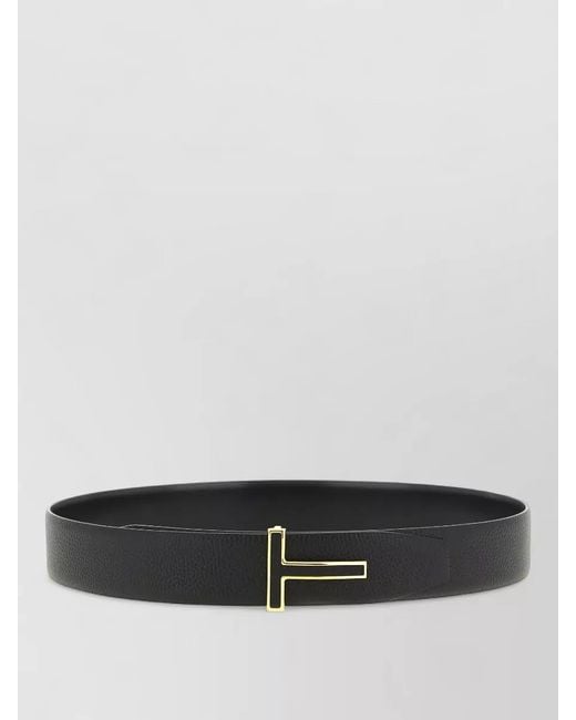 Tom Ford Gray Icon Reversible Belt Adjustable Length for men