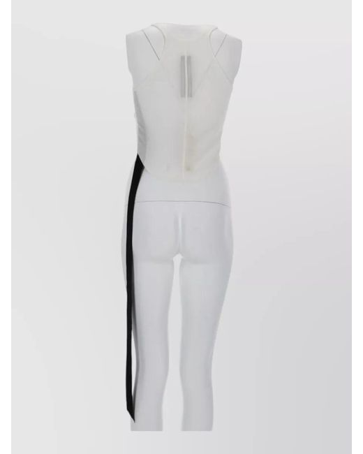 Rick Owens White Tank Top
