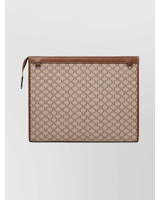 Max Mara White Clutch Bag