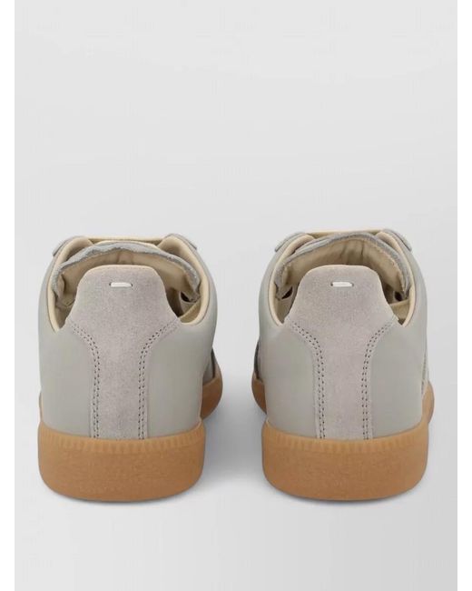 Maison Margiela Multicolor Leather Replica Lace-Up Sneakers