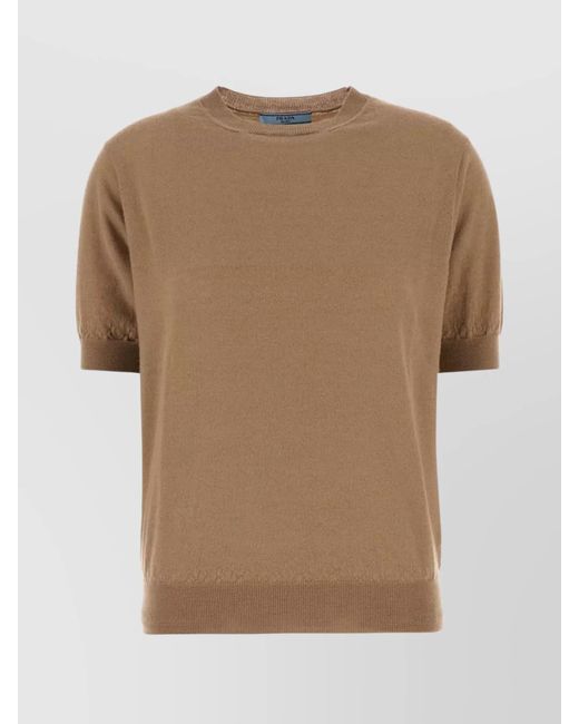 Prada Natural Cashmere Sweater