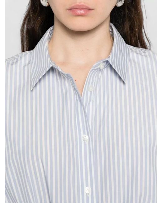 Woolrich White Striped Cotton Shirt
