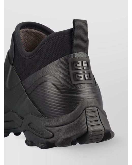 Givenchy Black Rubber Chelsea Boots for men