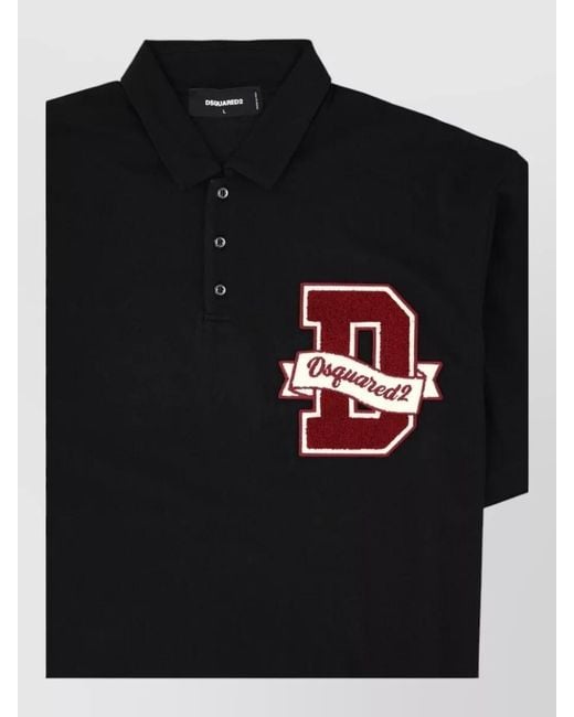 DSquared² Black Polo Shirt for men