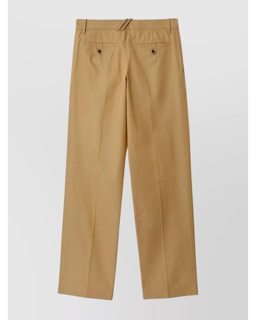Burberry Natural Cotton Trousers for men