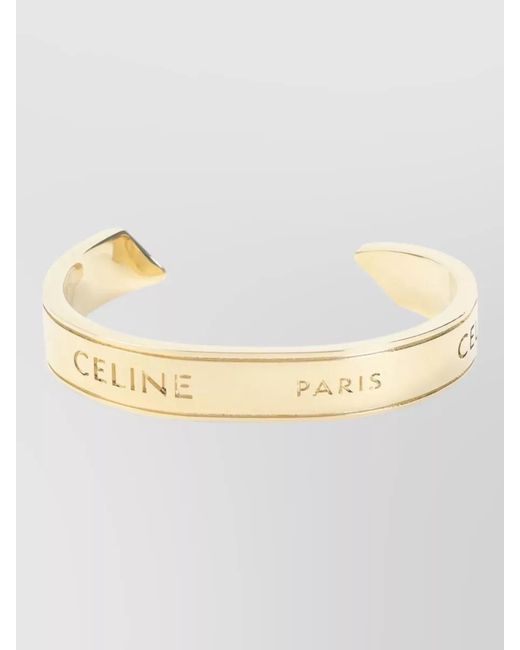 Céline Metallic Knotted Cuff Bracelet