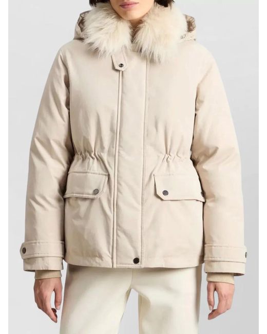 Woolrich Natural Parka Coat