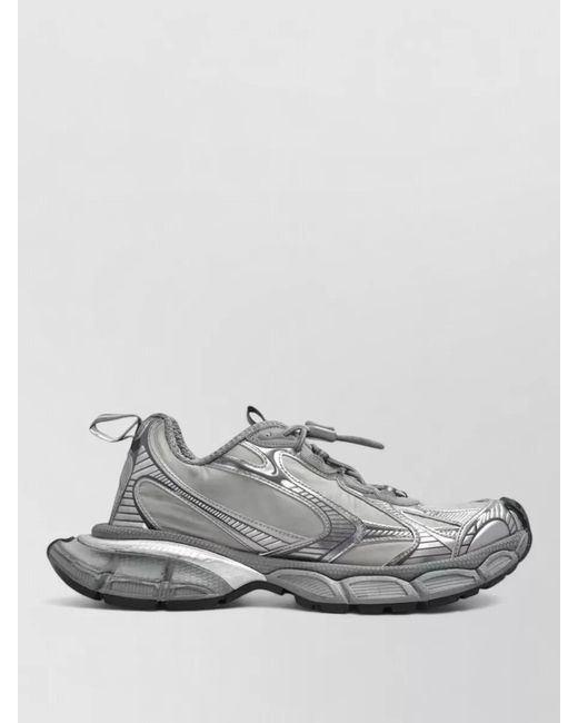 Balenciaga Gray Sneakers Low Profile Pull Tab Reflective Outsole