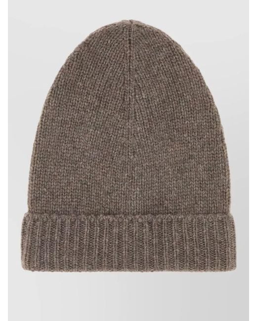 The Row Brown Cashmere Beanie