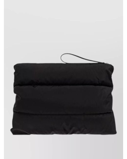 Moncler Black Caradoc Laptop Case Padded Design Strap for men
