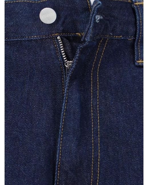 Carhartt Blue Straight-Leg Trousers for men