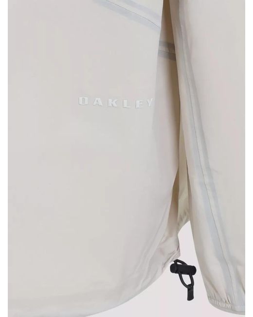Oakley White Hooded Raincoat for men