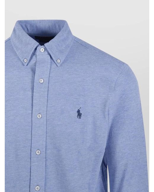 Ralph Lauren Blue Polo Shirt for men