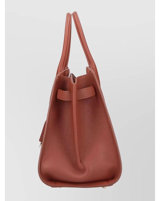 Ferragamo Red The Studio Soft Medium Leather Shoulder Bag