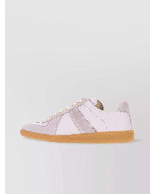 Maison Margiela White Leather Replica Low-Top Sneakers