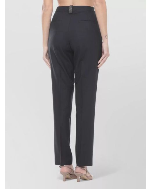 Fabiana Filippi Blue Straight-Leg Tailored Trousers