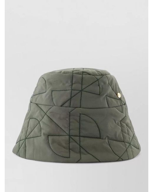 Patou Green Bucket Hat