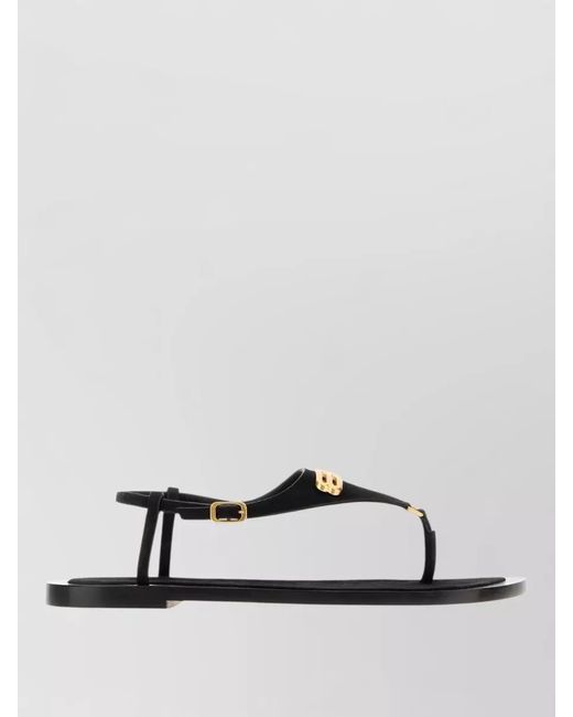 Balenciaga Multicolor Suede Riva Thong Sandals Flat Sole