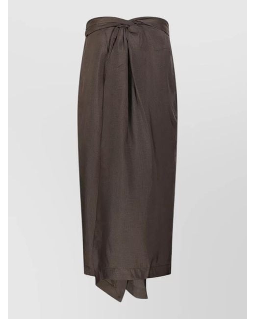 Rohe Brown High-Waisted Skirt