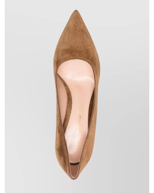 Gianvito Rossi Multicolor Suede Leather Pumps