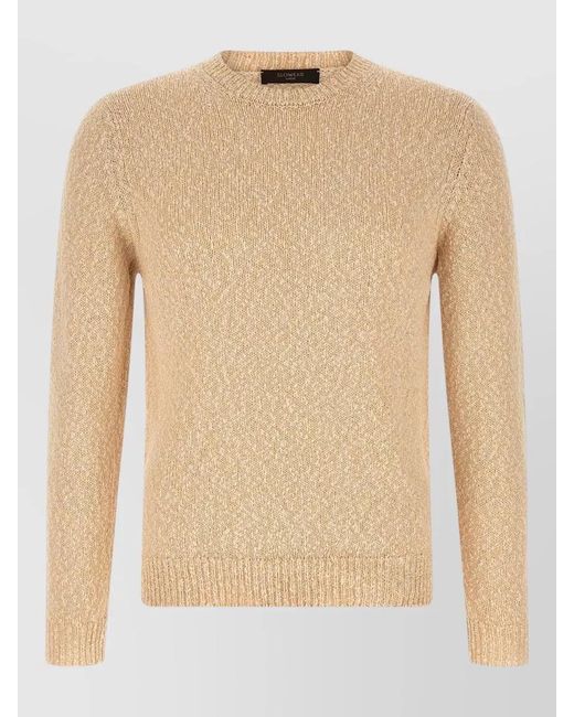 Zanone Natural Two-Tone Knit Jumper for men