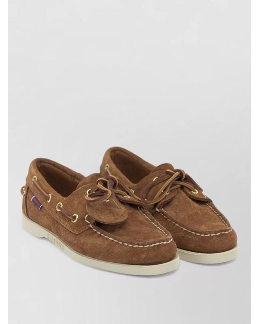 Sebago Brown Portland Artisan Ox Lace Up Shoes