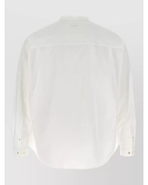 Undercover White The Shepherd Shirt Chest Pocket Embroidery for men