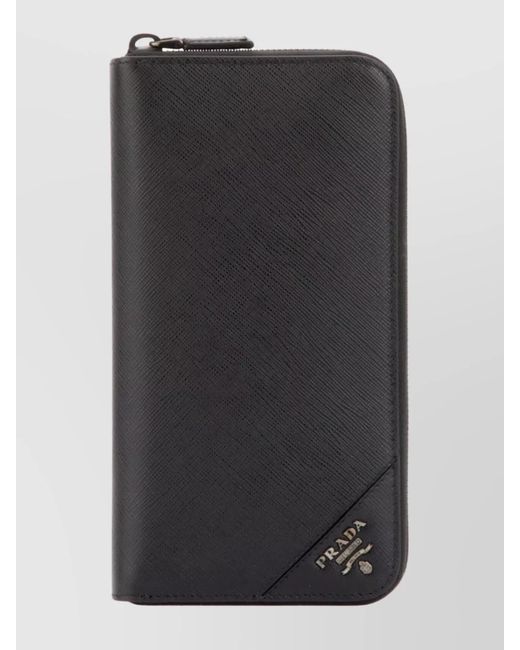 Prada Black Leather Wallet for men