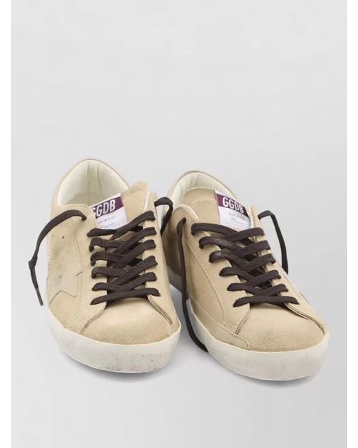 Golden Goose Deluxe Brand Natural Leather Super Star Low-Top Sneakers for men