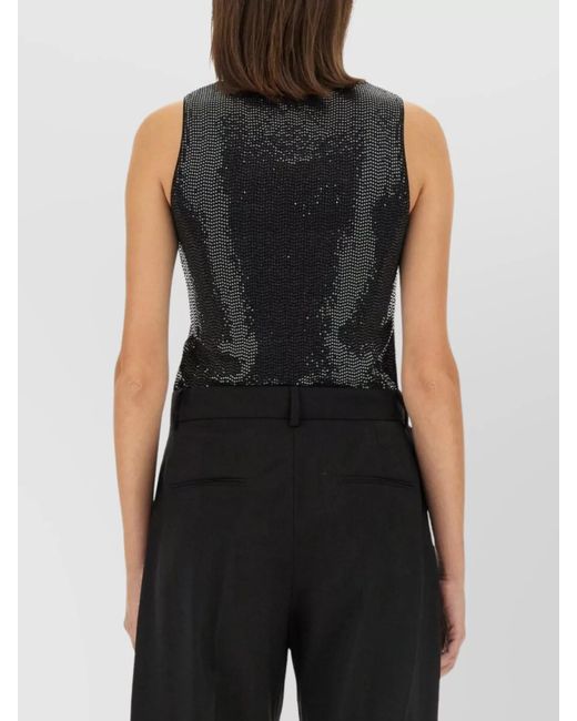 MCM Black Regular-Fit Tank Top