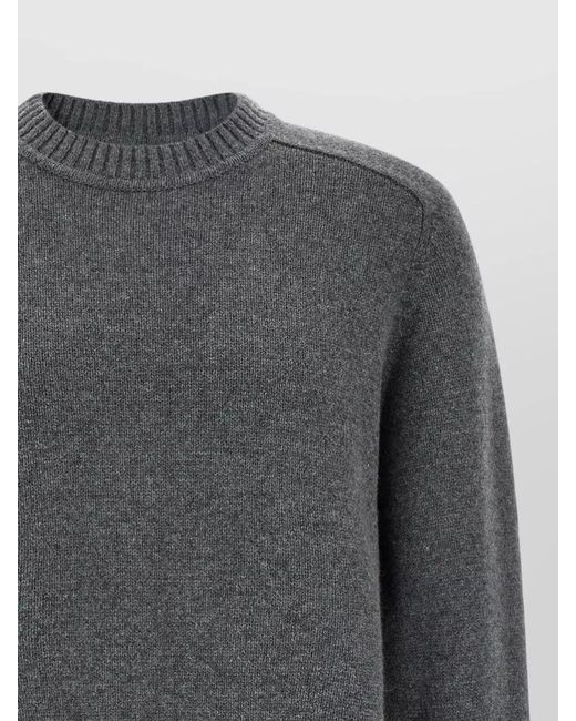 Extreme Cashmere Gray N520 Ordinary Crew Neck Knit Sweater for men