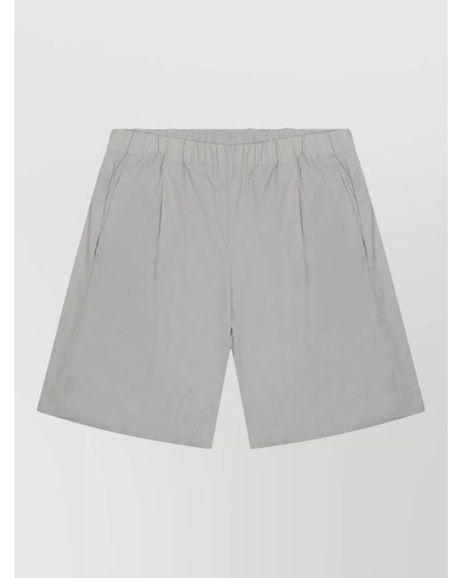 Herno Gray Chino Shorts for men