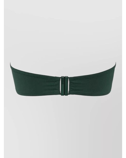 Eres Green Bandeau Bikini Top