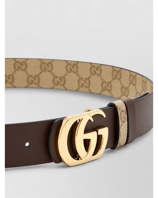 Gucci Metallic Adjustable Straight Belt W 35 Length Feature for men